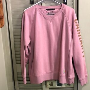 Carhartt Women’s Pink Crewneck Sweatshirt